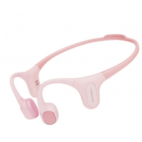 MOJAWA Run Plus Bone Conduction Earphone Pink אוזניות אלחוטיות לשחייה וריצה בטכנולוגיית הולכת עצם בצבע ורוד